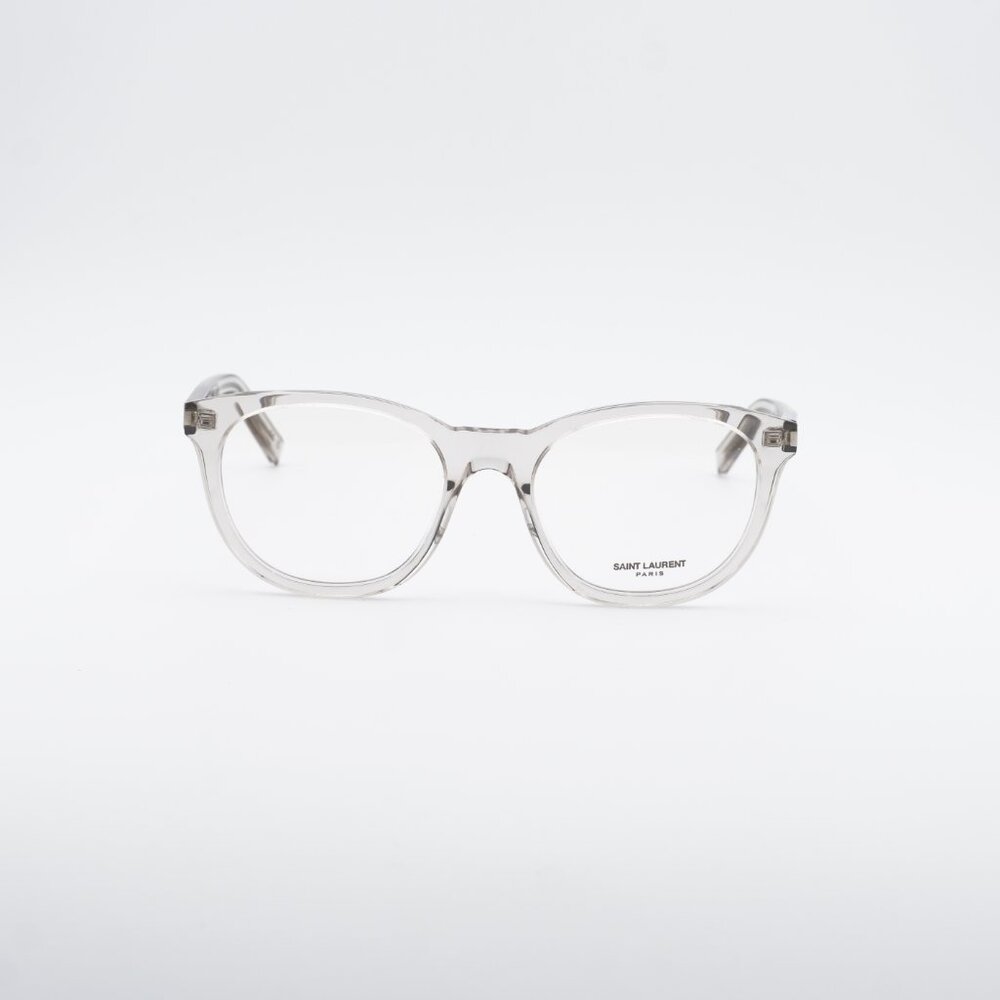 Saint Laurent SL471 004 Round Eyeglasses Transparent Beige 53mm Frame - Picture 2 of 10